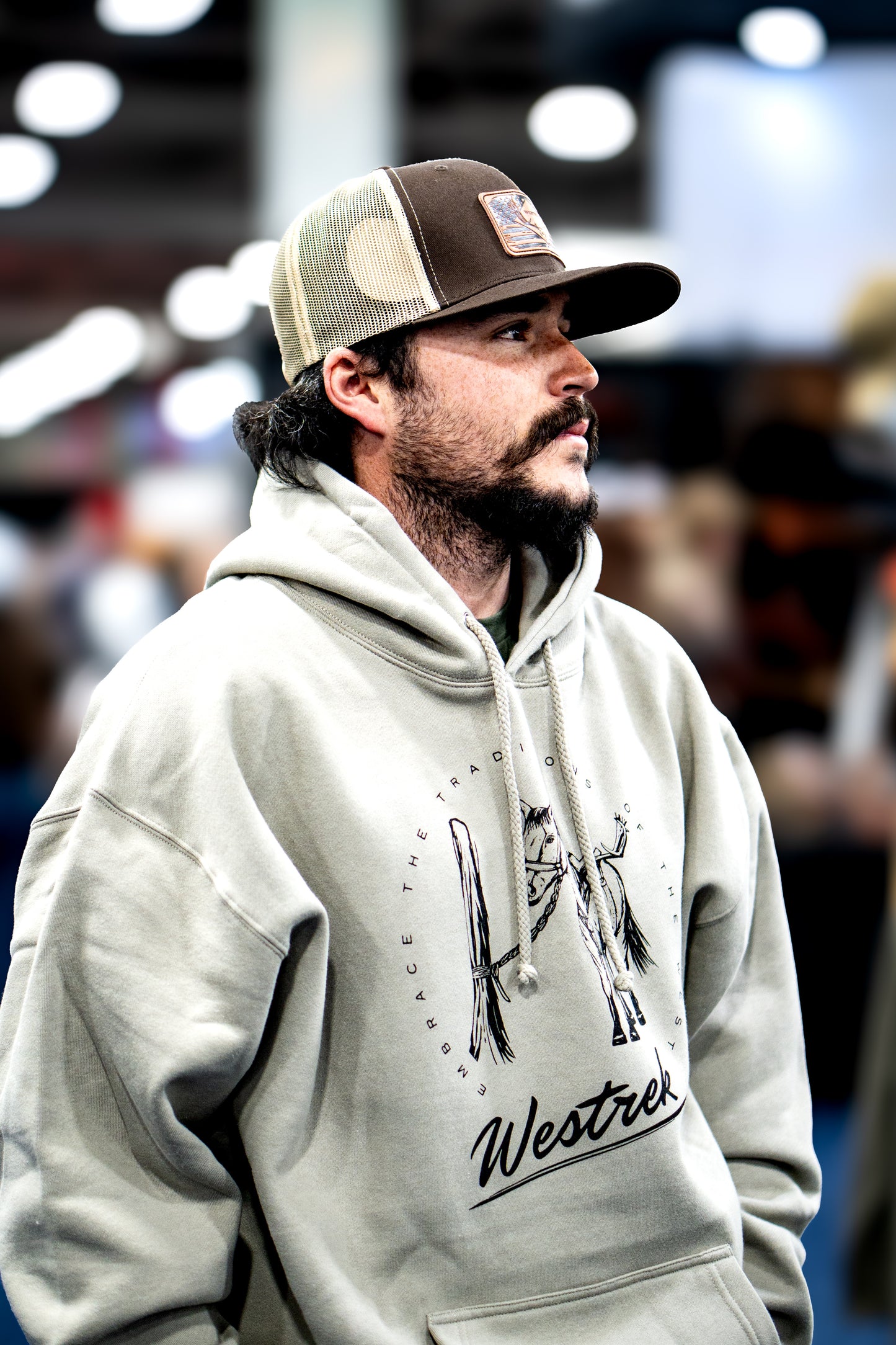 Buster Packout Embrace Traditions Stone colored Hoodie