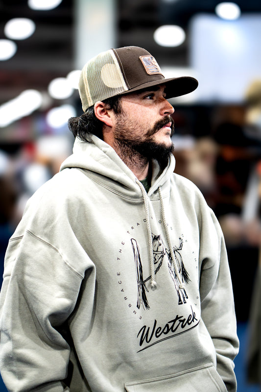 Buster Packout Embrace Traditions Stone colored Hoodie