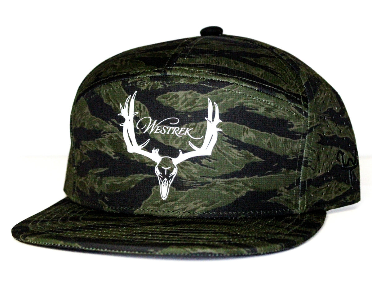 Tiger Camo 7-Panel Hat