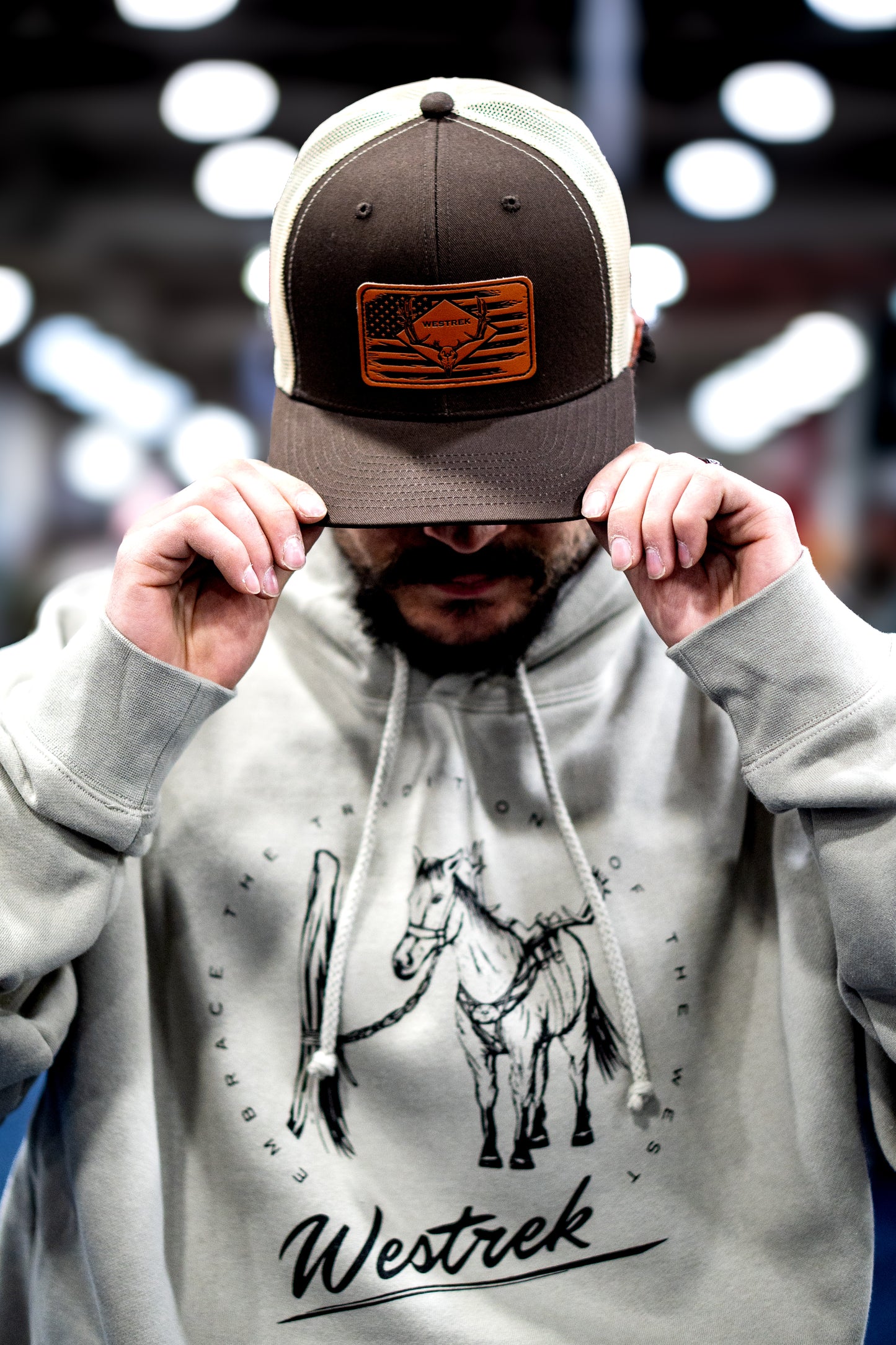 Buster Packout Embrace Traditions Stone colored Hoodie
