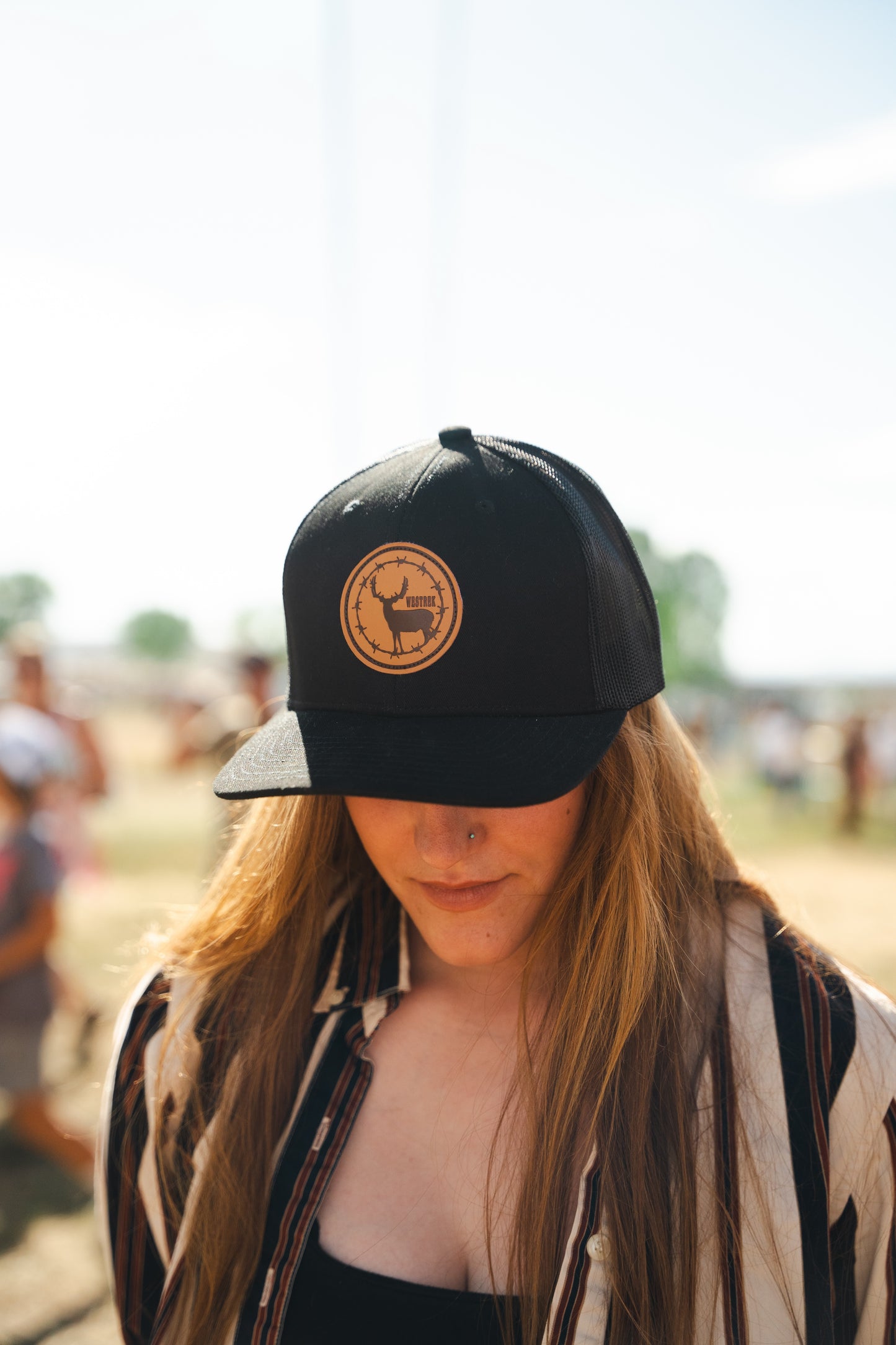 All Black Barbed Wire Buck