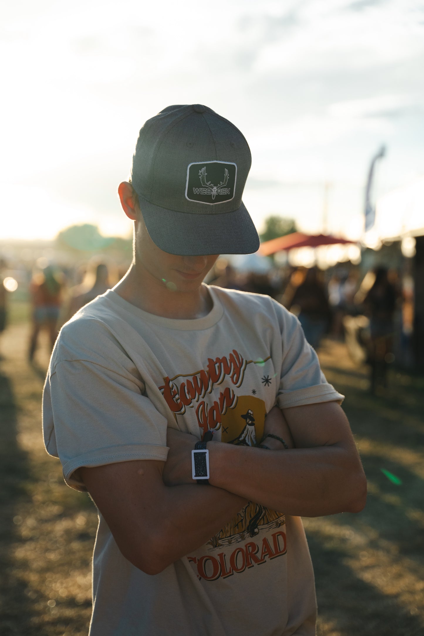 Wes skull no mesh hat