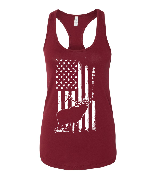 Women's Elk Flag Tank