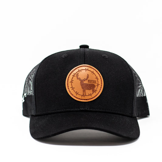 All Black Barbed Wire Buck