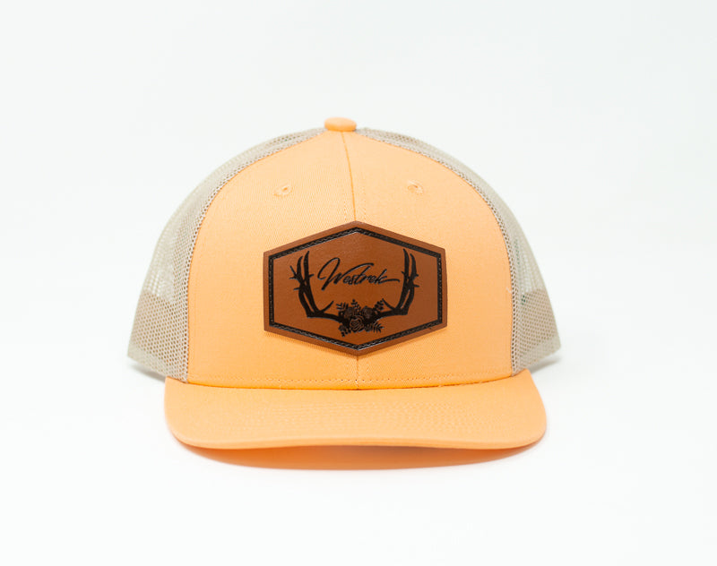 Peach Floral Antler