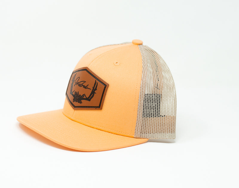 Peach Floral Antler