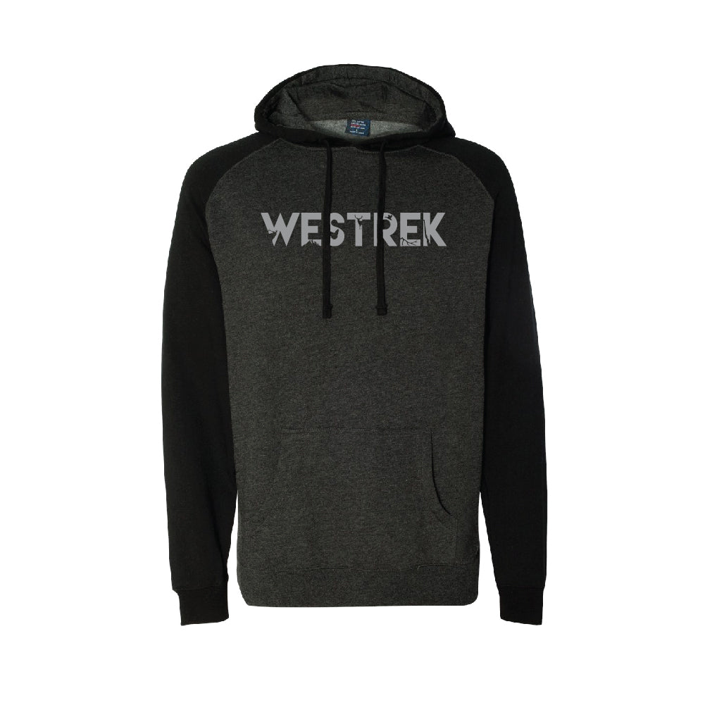 Block Letter Hoodie (Charcoal/Black)