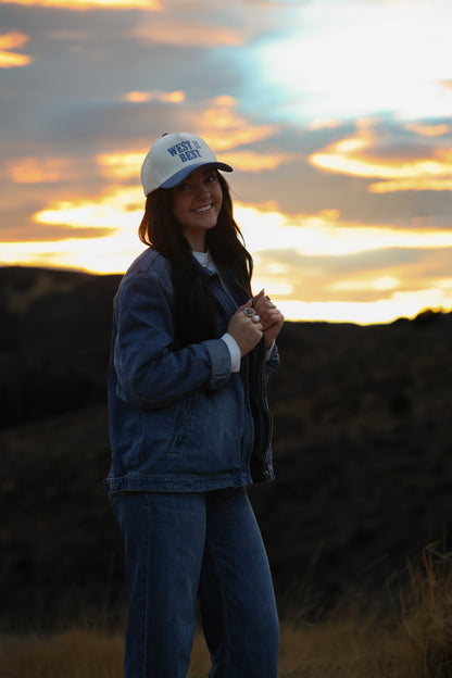 West Is Best Blue Corduroy