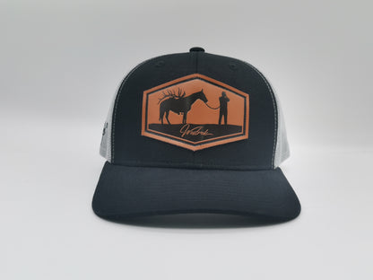 Black curved brim packout