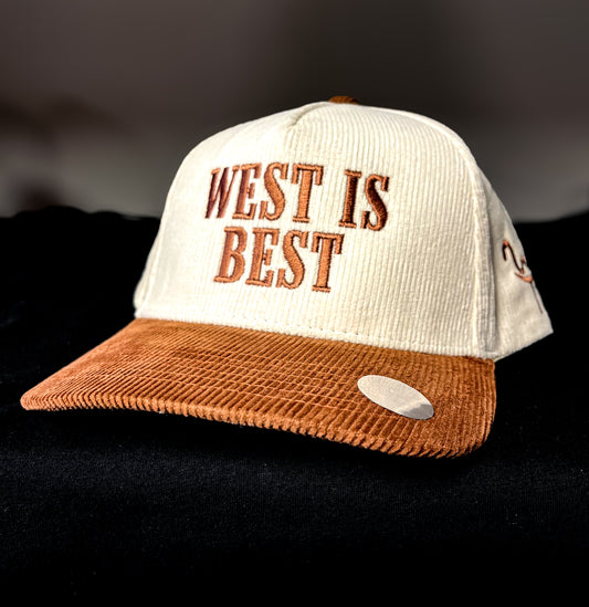 West Is Best Brown Corduroy