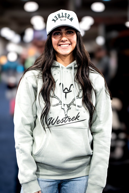 Women’s Sage Elk Skull WT Embrace Traditions Hoodie