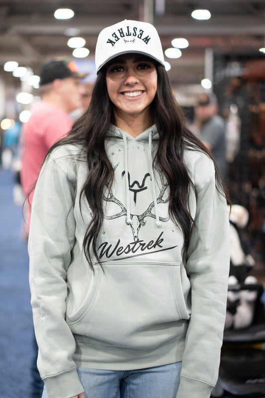 Women’s Sage Elk Skull WT Embrace Traditions Hoodie