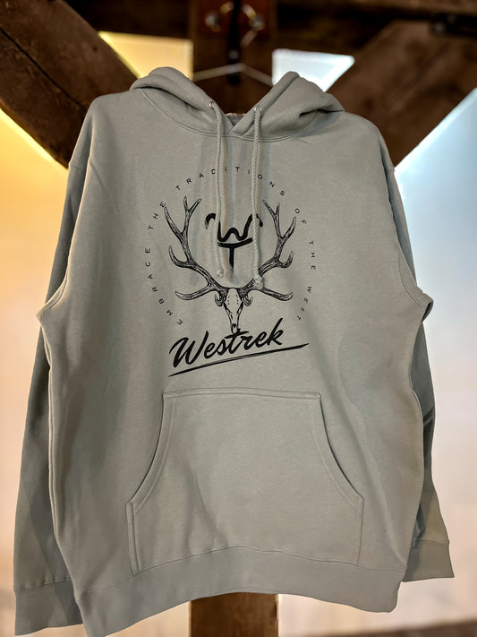 Women’s Sage Elk Skull WT Embrace Traditions Hoodie