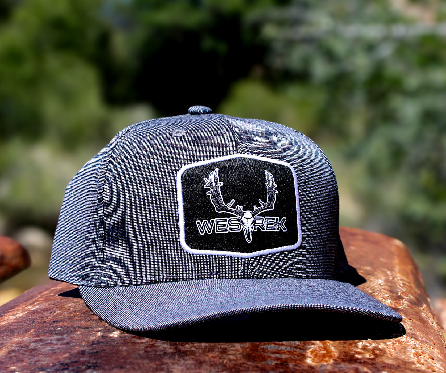 Wes skull no mesh hat