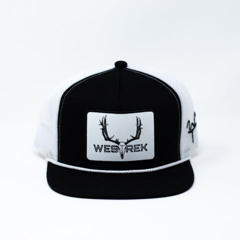 Black/white Lightning Wes hat