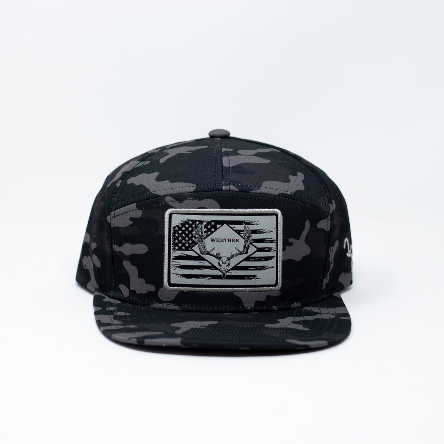 Black camo Laser mesh hat