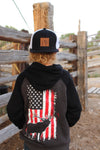 Youth Freedom Flag WT Elk Hoodie