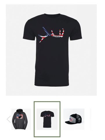 Elk Flag Hat, Tee, Hoodie Bundle 3