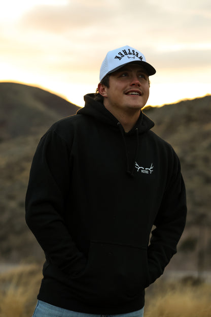 Black Skull Elk Distressed Stars N Stripes