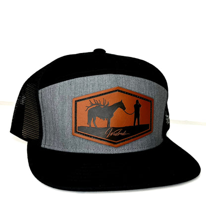 “The Packout” 7-Panel Trucker Hat – Hand-Drawn Original Logo | Western Hunting Hat | Westrek