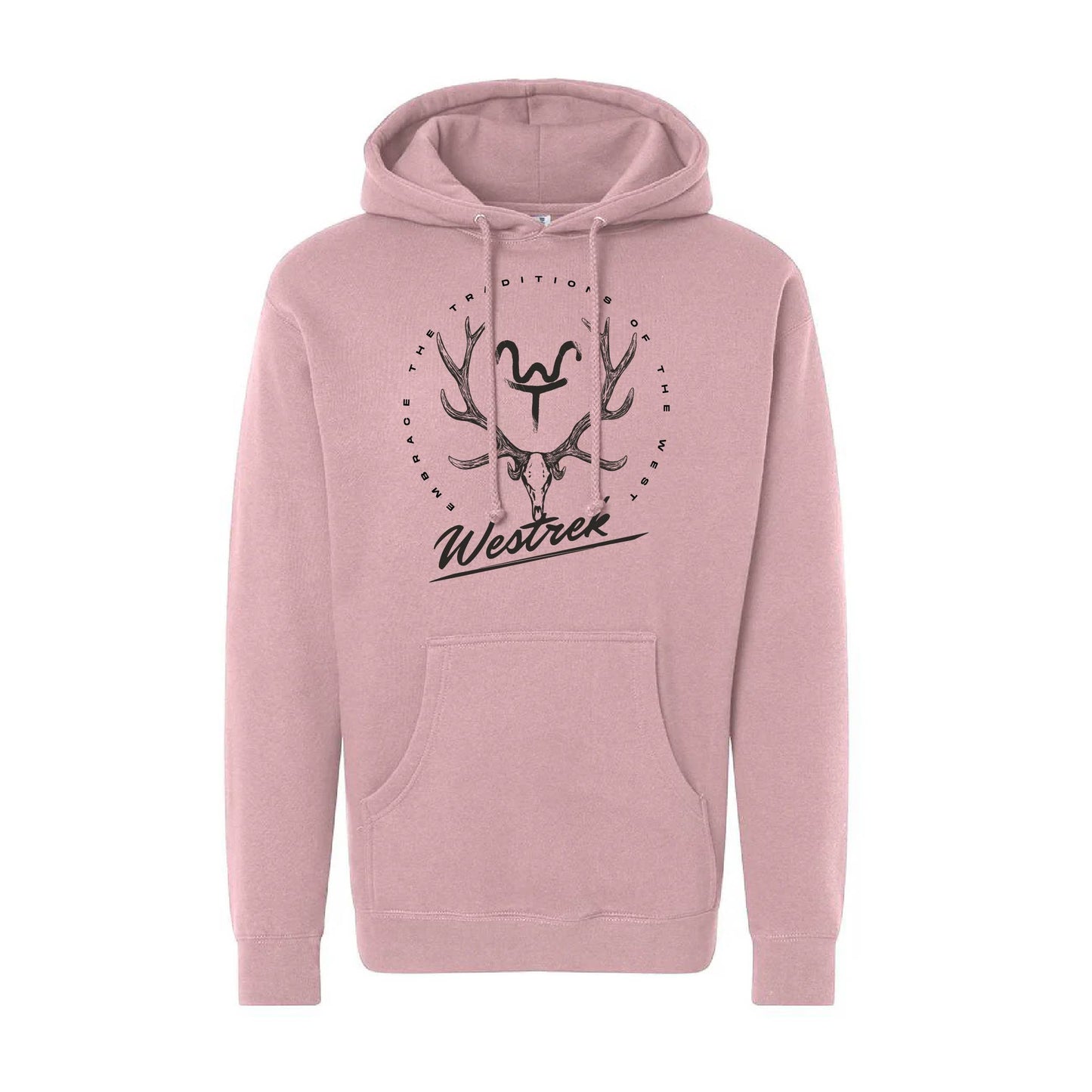 Dusty Pink WT Elk Hoodie