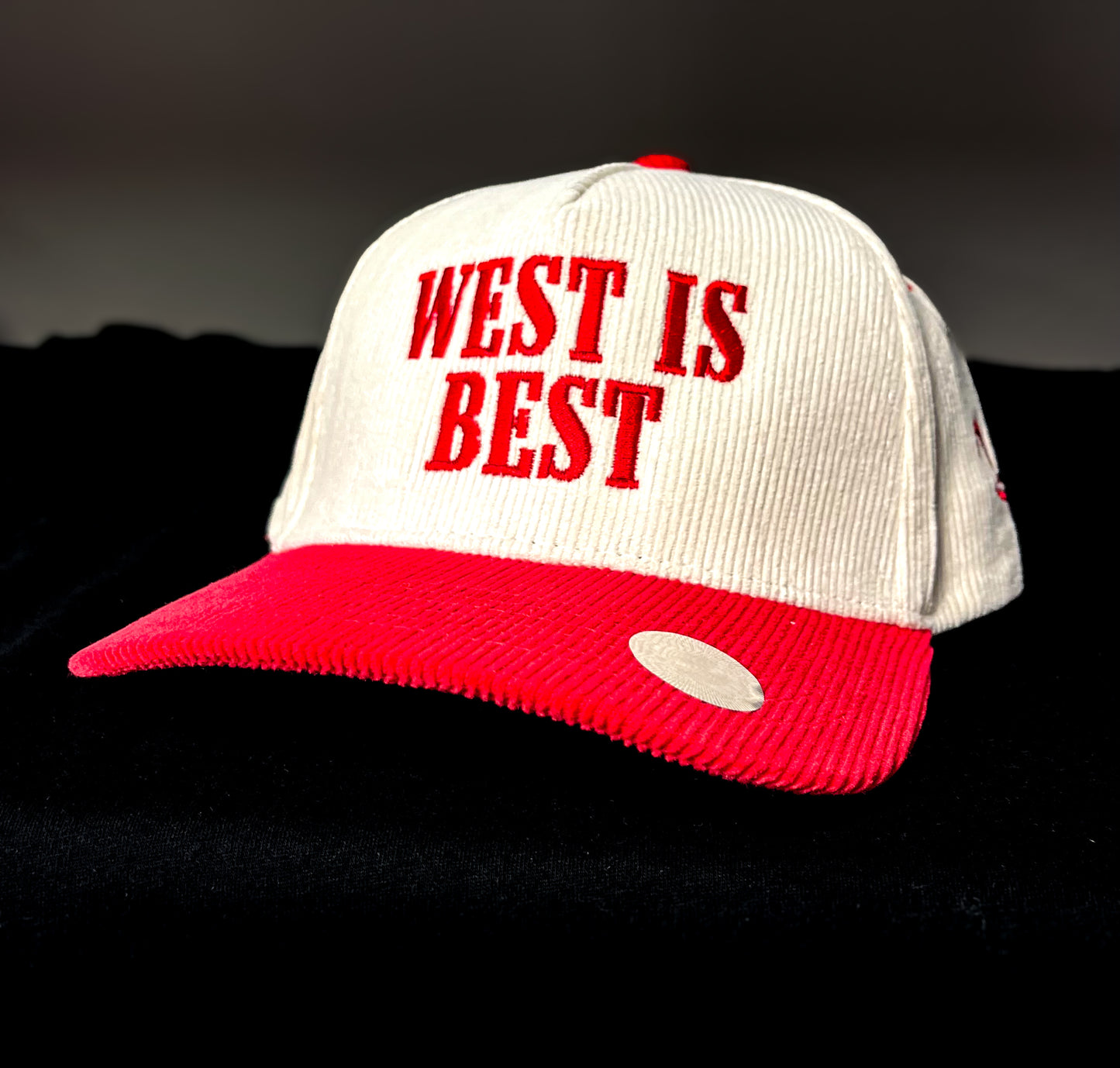 West Is Best Red Corduroy