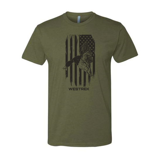 Freedom Flyer Military Green duck shirt