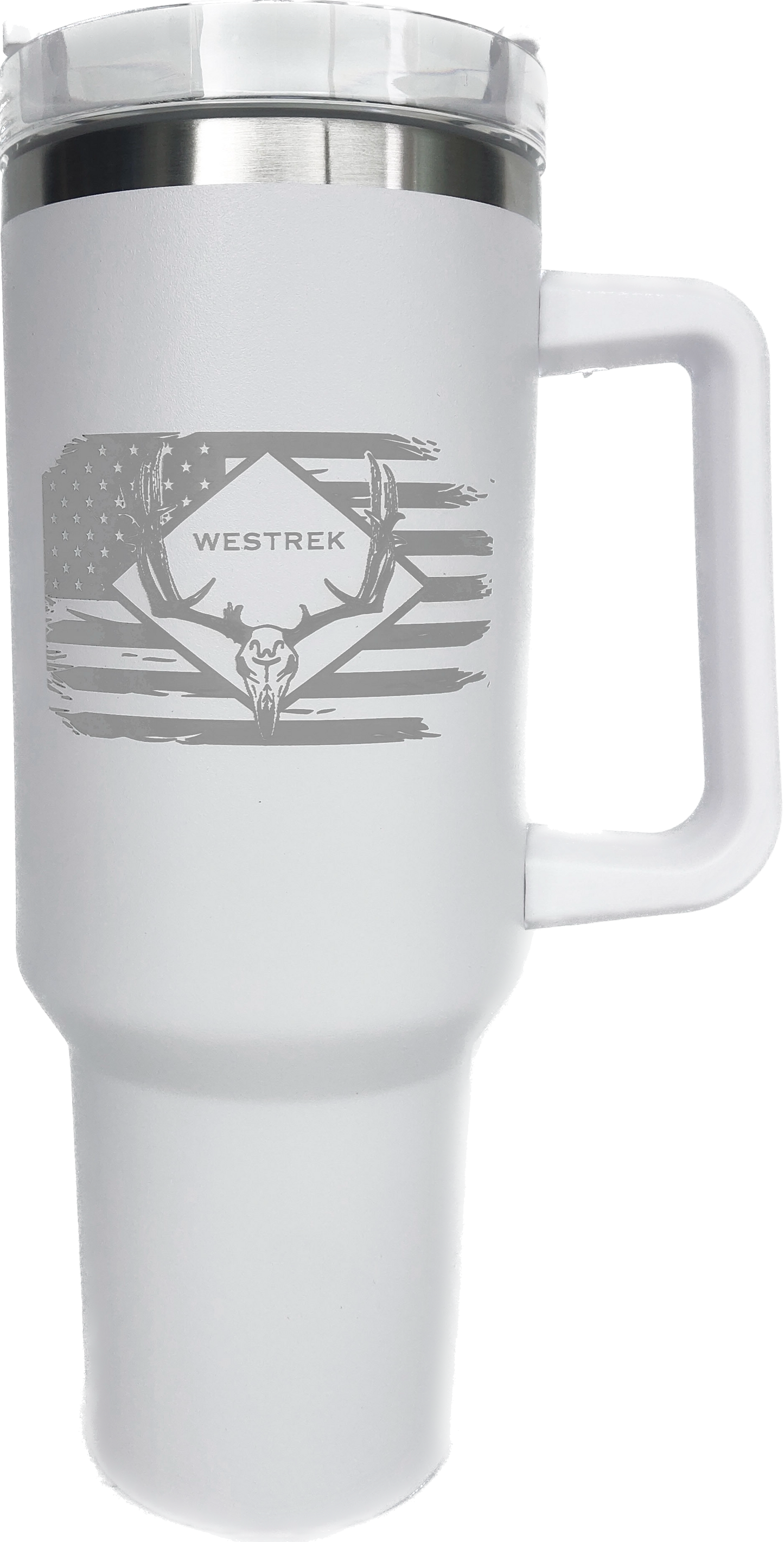 40oz Westrek Tumbler (White, Light Blue, Black)