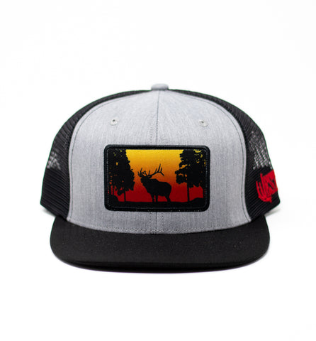 Heather Grey Sunset Elk Hat