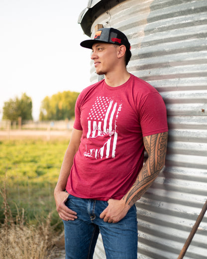 Cardinal Elk Flag Shirt