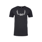 Charcoal Floral Buck Tee